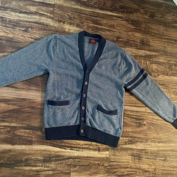 Blue Cardigan Sweater - Picture 6 of 6